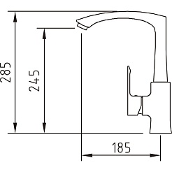 Clever Смеситель для кухни AGORA ELEGANCE 98684 – фотография-2